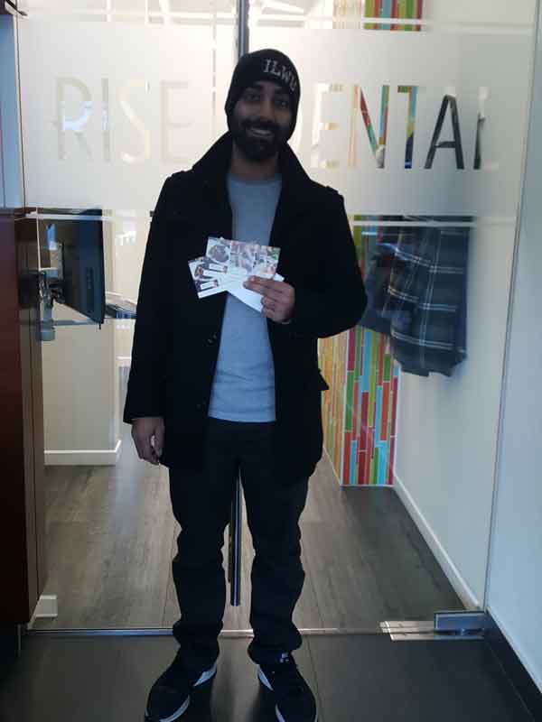 monthly referral contest winner Ajay